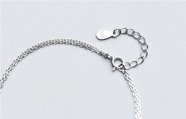 Trendy Infinity Double Bracelets symbolizing endless love and connection S925 Meléche Jewelry USA  