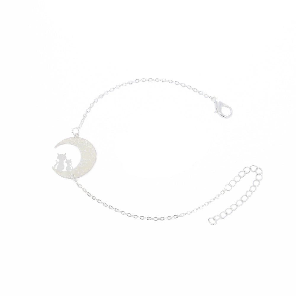 Cat on Moonshine - Meléche - braselets -  Moon shine Silver Bracelet | Meléche