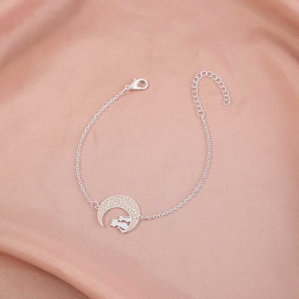 Cat on Moonshine - Meléche - braselets -  Moon shine Silver Bracelet | Meléche