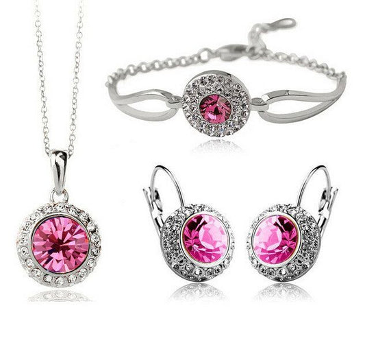 Zia set - Meléche - jewelry sets -  Shop Mother's Day Jewelry: Zia Set - Wedding Style Alloy Diamond Meléche