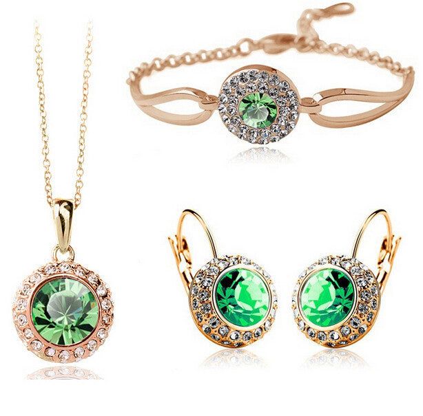 Zia set - Meléche - jewelry sets -  Shop Mother's Day Jewelry: Zia Set - Wedding Style Alloy Diamond