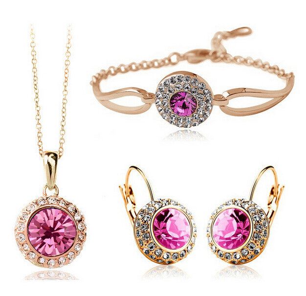 Zia set - Meléche - jewelry sets -  Shop Mother's Day Jewelry: Zia Set - Wedding Style Alloy Diamond