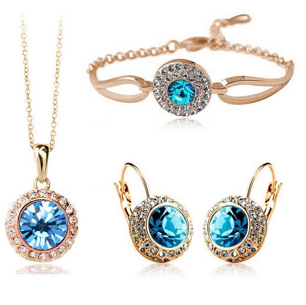 Zia set - Meléche - jewelry sets -  Shop Mother's Day Jewelry: Zia Set - Wedding Style Alloy Diamond