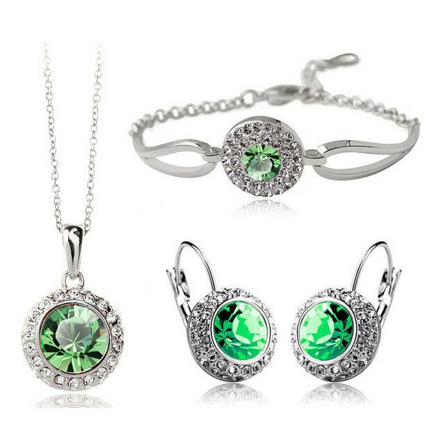 Zia set - Meléche - jewelry sets -  Shop Mother's Day Jewelry: Zia Set - Wedding Style Alloy Diamond