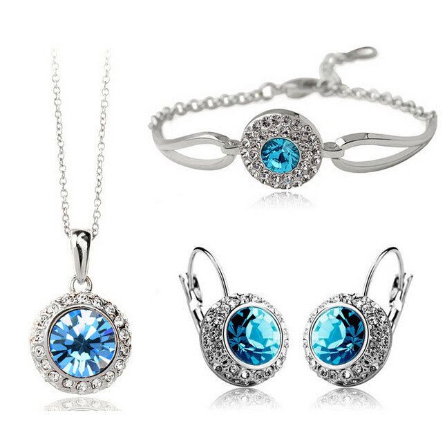 Zia set - Meléche - jewelry sets -  Shop Mother's Day Jewelry: Zia Set - Wedding Style Alloy Diamond