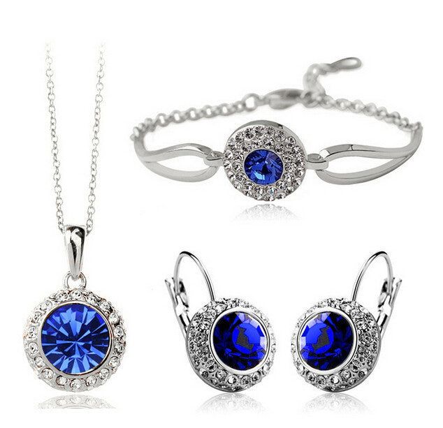 Zia set - Meléche - jewelry sets -  Shop Mother's Day Jewelry: Zia Set - Wedding Style Alloy Diamond