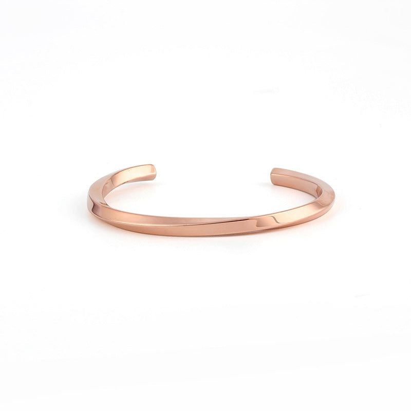 Mollie - Meléche - bangles -  Stylish Unisex Titanium Steel Oval Mollie Bracelet - 60MM | Meléche