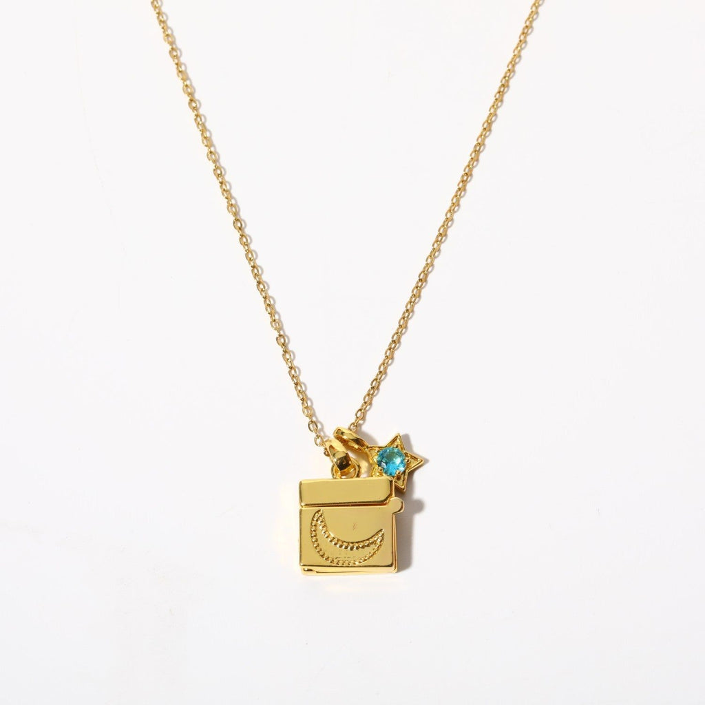 Moon Dream Box - Meléche - Necklaces -  Moon Dream Box Necklace Lock Style | Meléche