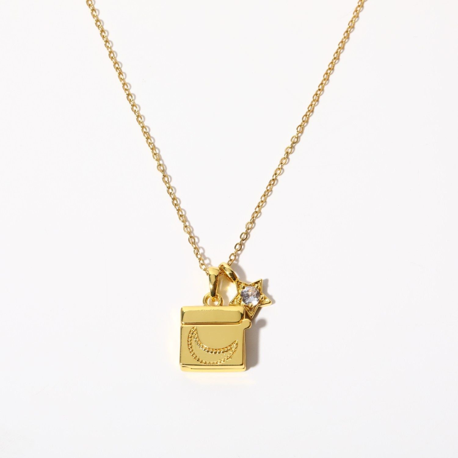 Moon Dream Box - Meléche - Necklaces -  Moon Dream Box Necklace Lock Style | Meléche