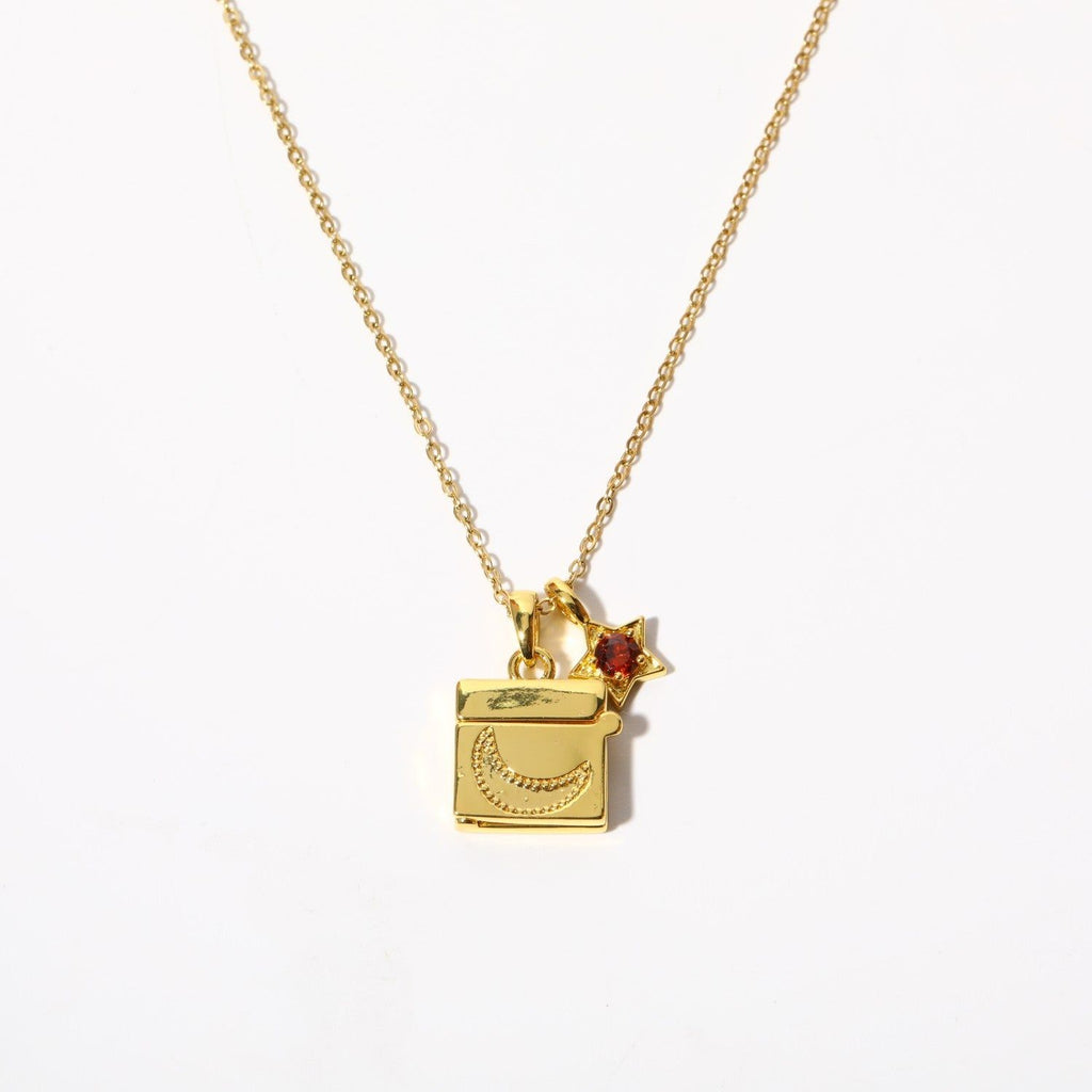 Moon Dream Box - Meléche - Necklaces -  Moon Dream Box Necklace Lock Style | Meléche