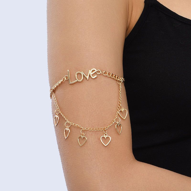 Morra ruka - Meléche - braselets -  Morra Ruka Love Chain  Arm Bangle - 17g | Meléche