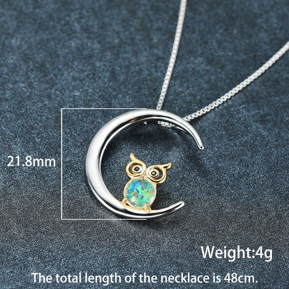 Owl Opal - Meléche - Necklaces -  Owl Opal Necklaces | Meléche