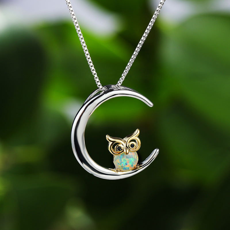 Owl Opal - Meléche - Necklaces -  Owl Opal Necklaces | Meléche