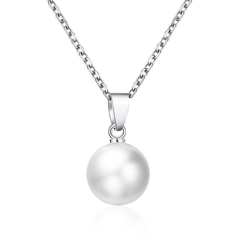 Pearl necklace - Meléche - Necklaces -  Fresh Water Pearl Necklace for Women - 52cm Chain Length | Meléche
