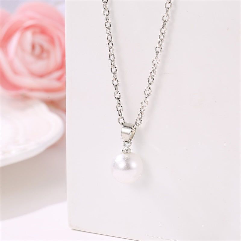 Pearl necklace - Meléche - Necklaces -  Fresh Water Pearl Necklace for Women - 52cm Chain Length | Meléche