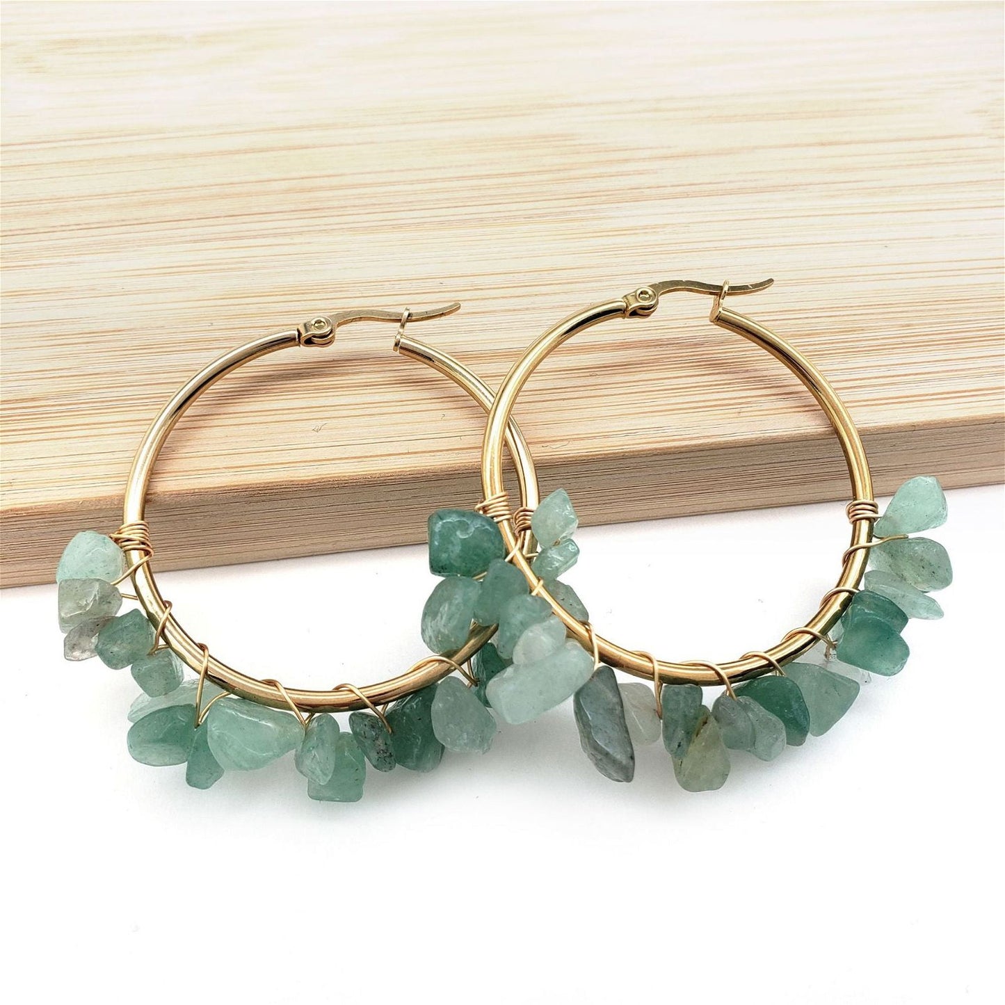 Trendy Quincy Earrings perfect for layering Meléche Jewelry  USA 12