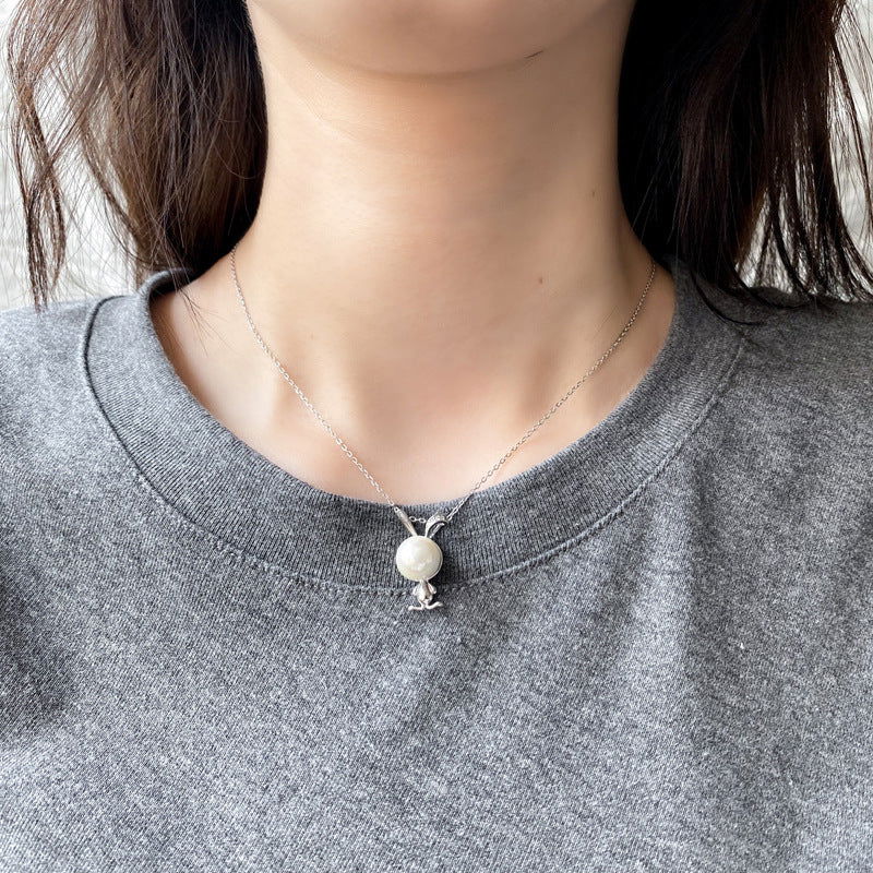 Rabbit Pearl - Meléche - Necklaces -  Rabbit Pearl Necklace | Meléche