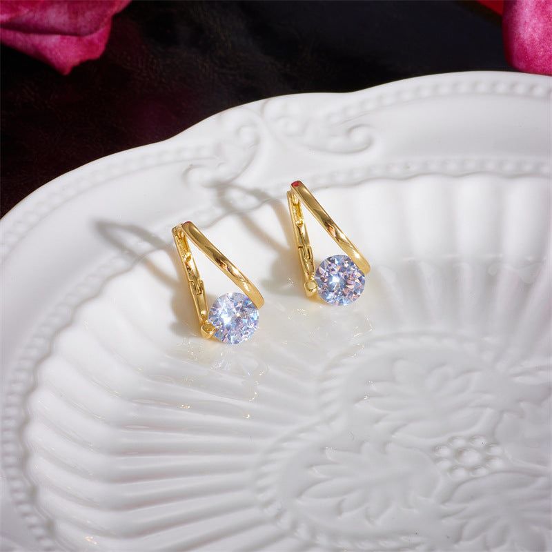 Rosalie - Meléche - earring -  Rosalie Cooper Earring Diamonds Looks | Meléche USA