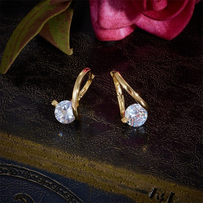 Rosalie - Meléche - earring -  Rosalie Cooper Earring Diamonds Looks | Meléche USA