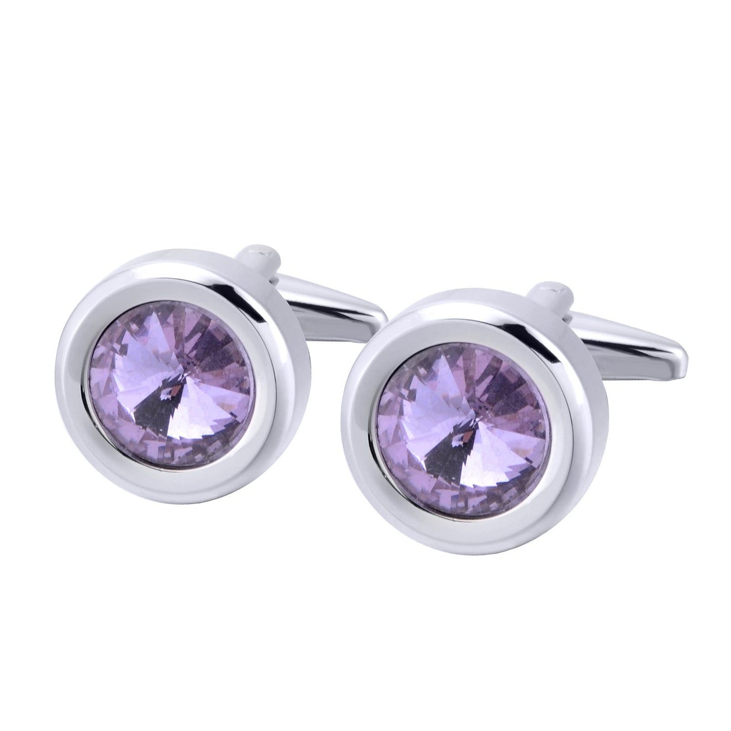 Round Gemstone Cufflinks - Meléche - Cufflinks -  Round Gemstone Cufflinks - Rich lifestyles | Meléche Jewelry Meléche