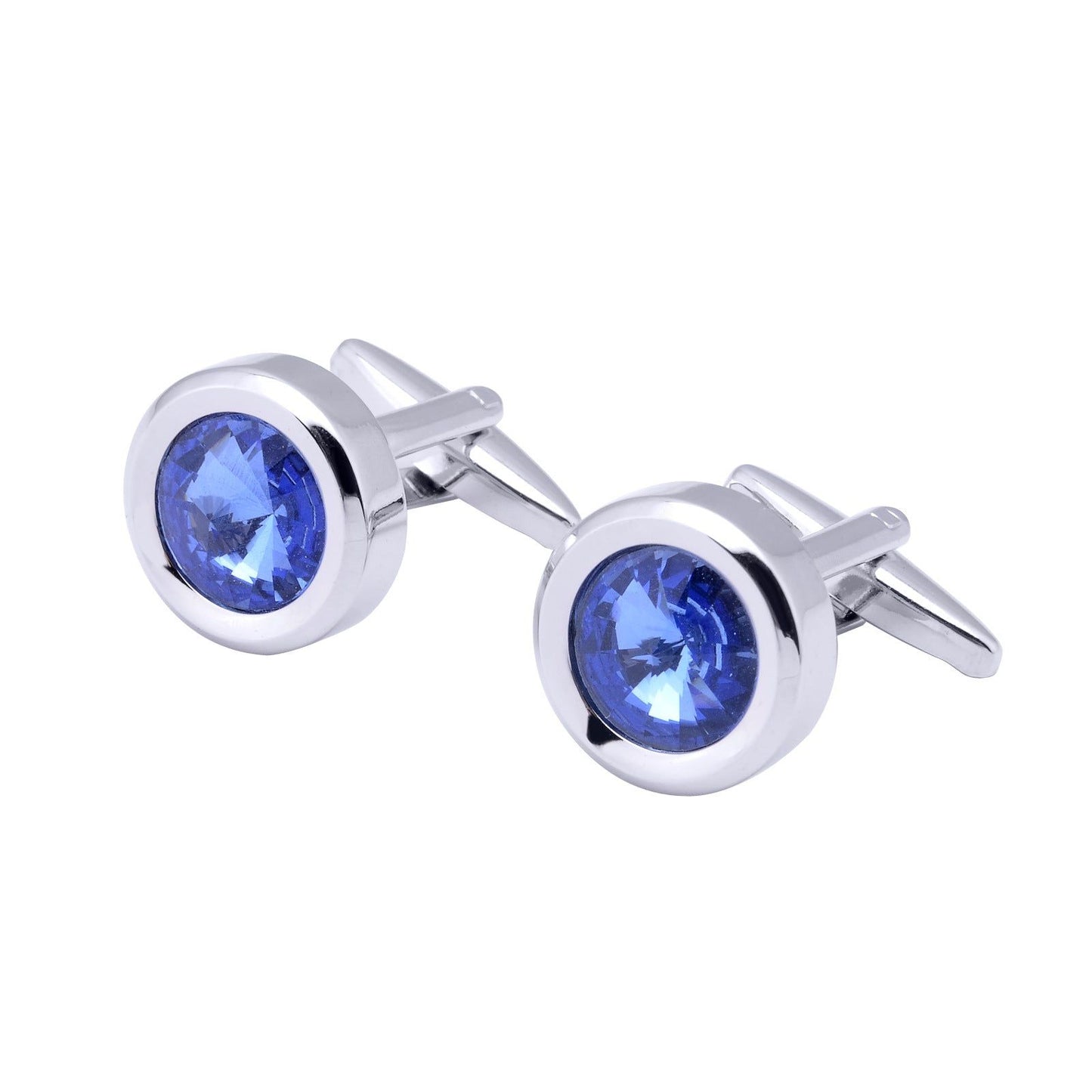 Round Gemstone Cufflinks - Meléche - Cufflinks -  Round Gemstone Cufflinks - Rich lifestyles | Meléche Jewelry Meléche