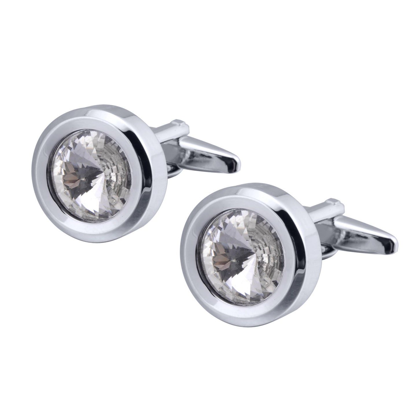 Round Gemstone Cufflinks - Meléche - Cufflinks -  Round Gemstone Cufflinks - Rich lifestyles | Meléche Jewelry Meléche