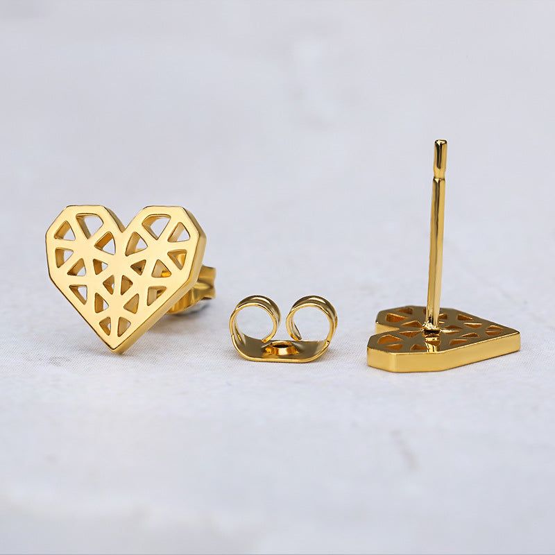 Sherlyn - Meléche - earring -  Sherlyn Stud Earring gold plated Jewelry | Meléche