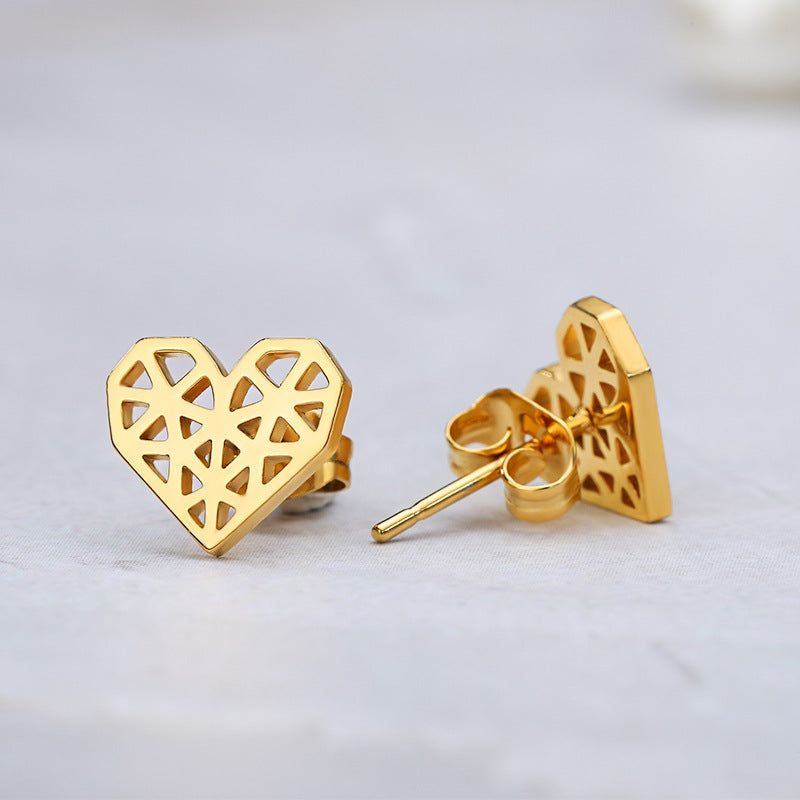 Sherlyn - Meléche - earring -  Sherlyn Stud Earring gold plated Jewelry | Meléche