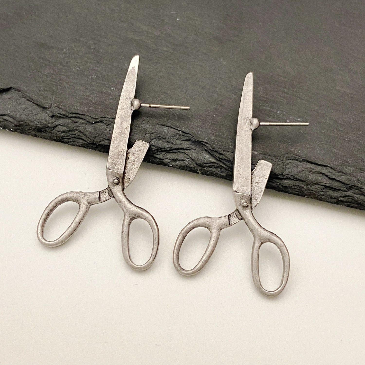 Classic Scissors - Meléche - earring -  Vintage Earring Scissors Jewelry - Classic Scissors 2.5-4.5cm
