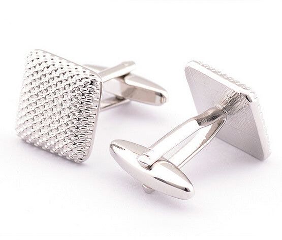 Simple Checkered Cufflinks - Meléche - Cufflinks -  Simple Checkered Cufflinks - Rich lifestyles | Meléche Jewelry Meléche