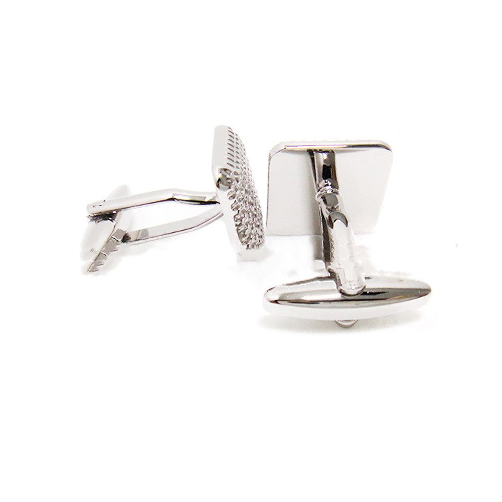 Simple Checkered Cufflinks - Meléche - Cufflinks -  Simple Checkered Cufflinks - Rich lifestyles | Meléche Jewelry Meléche