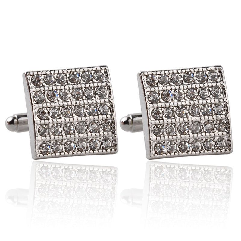 Square French Cufflinks - Meléche - cufflinks -  Square French Cufflinks - Rich lifestyles | Meléche Jewelry Meléche