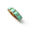 Tamsin - Meléche - braselets -  Tamsin Bracelet - Stylish Green C-Shaped Design | Meléche