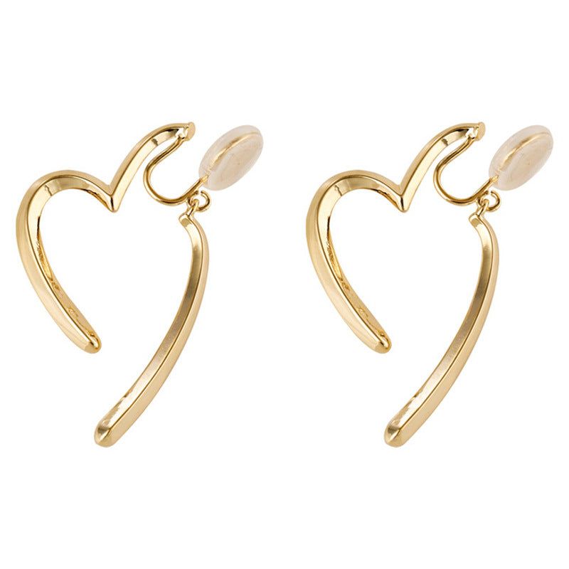 Teo - Meléche - earring -  Teo Heart Shaped  Earring - 10.4g | Meléche Meléche