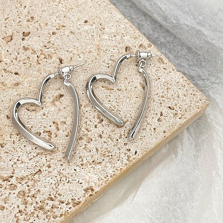 Teo - Meléche - earring -  Teo Heart Shaped  Earring - 10.4g | Meléche Meléche