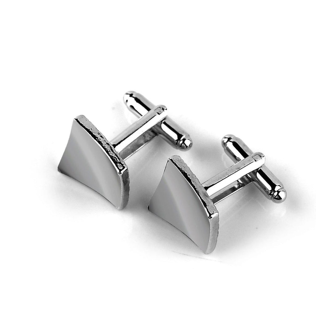 Tilted Italian cufflinks - Meléche - cufflinks -  Tilted Italian cufflinks - Rich lifestyles | Meléche Jewelry USA 