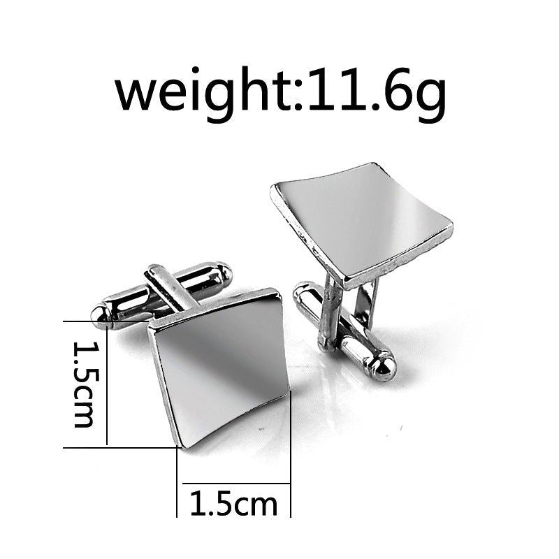 Tilted Italian cufflinks - Meléche - cufflinks -  Tilted Italian cufflinks - Rich lifestyles | Meléche Jewelry USA 