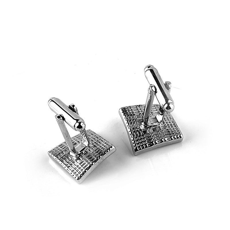 Tilted Italian cufflinks - Meléche - cufflinks -  Tilted Italian cufflinks - Rich lifestyles | Meléche Jewelry USA 