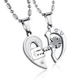 Clover - Meléche - Necklaces -  Clover Stainless Steel - Slide Cross For Couple | Meléche