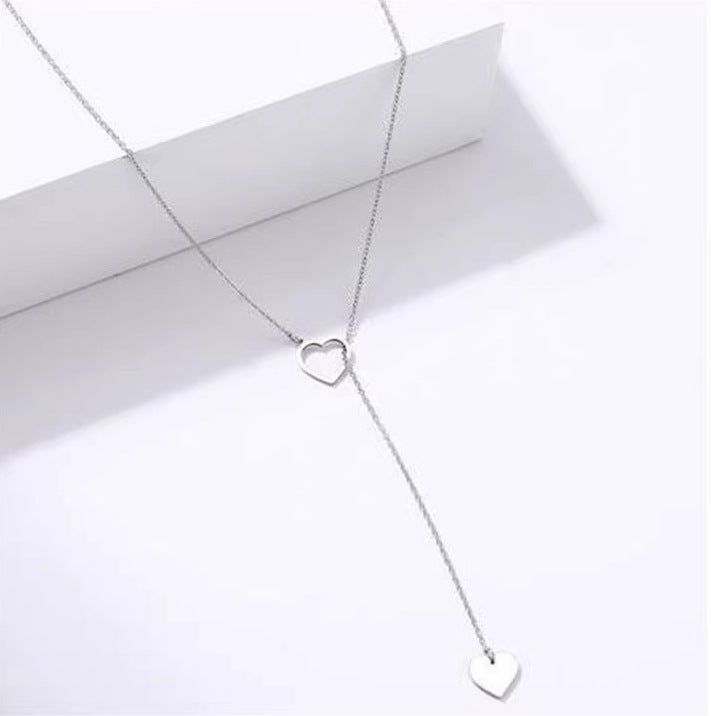 Ulani - Meléche - Necklaces -  Ulani Heart-Shaped Water Wave Chain Necklace
