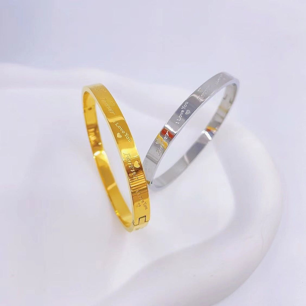 Yoko - Meléche - bangles -   Yoko Titanium steel Bangle | Meléche