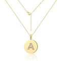 Your Letter - Meléche - Necklaces -  Your Letter Gold Zircon Necklace | Meléche