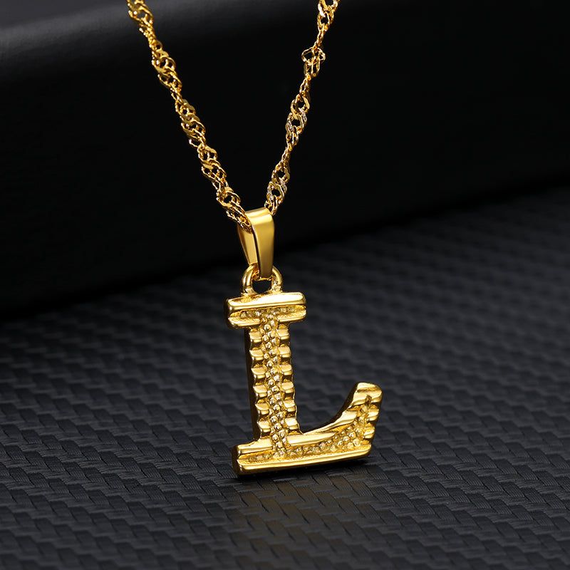 Your letter - Meléche - Necklaces -  Your Letter Gold Necklace | Meléche USA