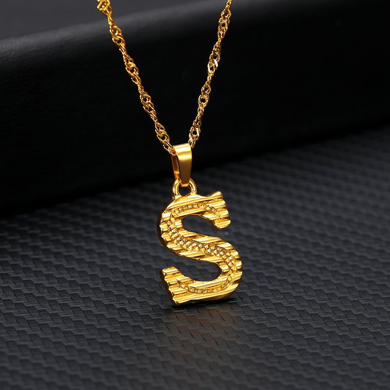 Your letter - Meléche - Necklaces -  Your Letter Gold Necklace | Meléche USA