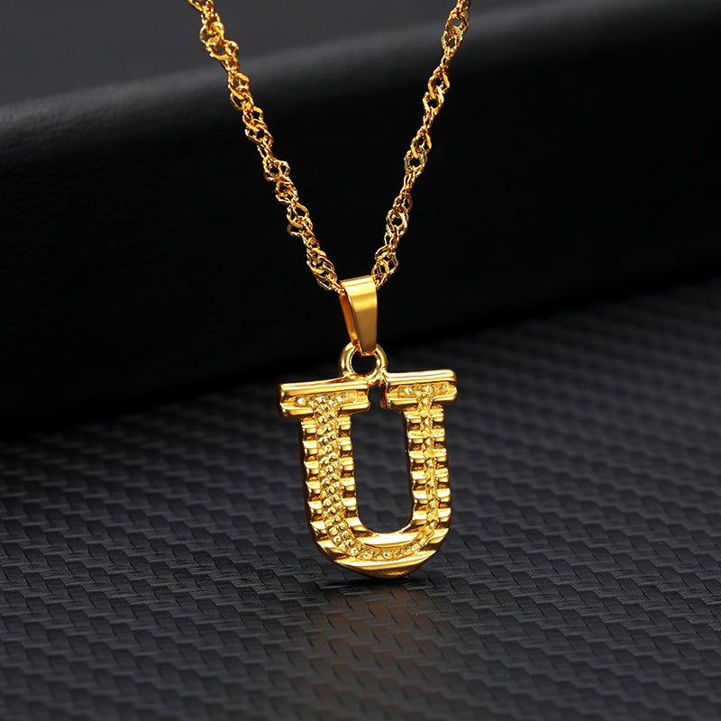Your letter - Meléche - Necklaces -  Your Letter Gold Necklace | Meléche USA