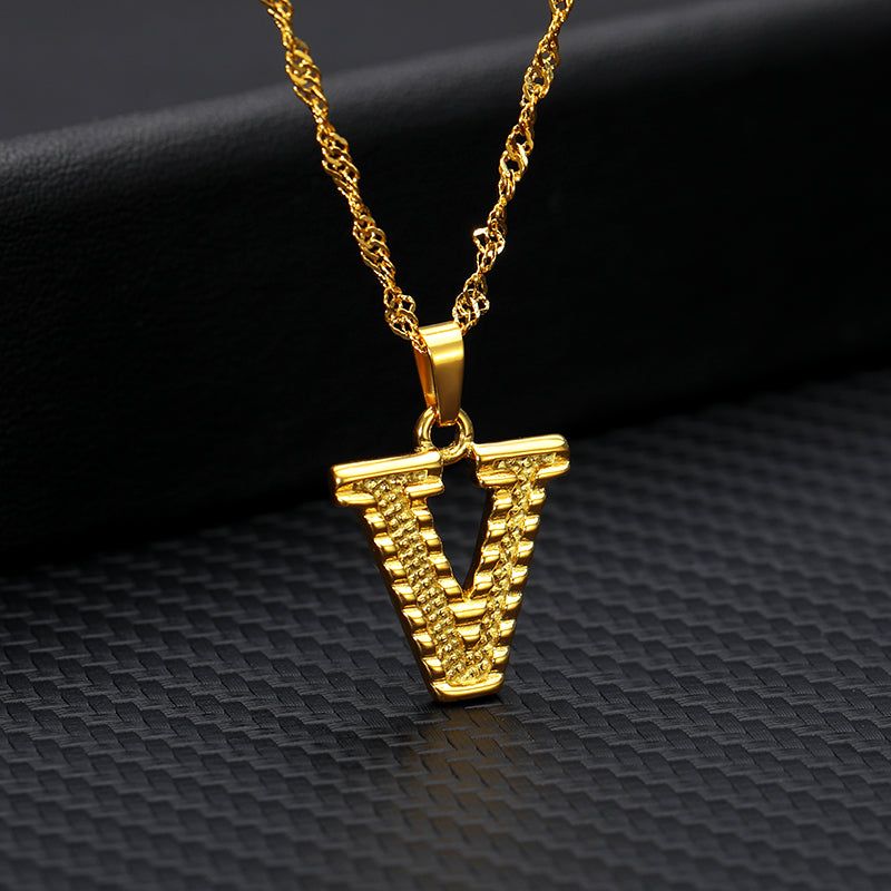 Your letter - Meléche - Necklaces -  Your Letter Gold Necklace | Meléche USA