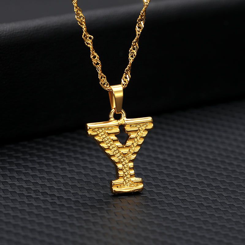 Your letter - Meléche - Necklaces -  Your Letter Gold Necklace | Meléche USA