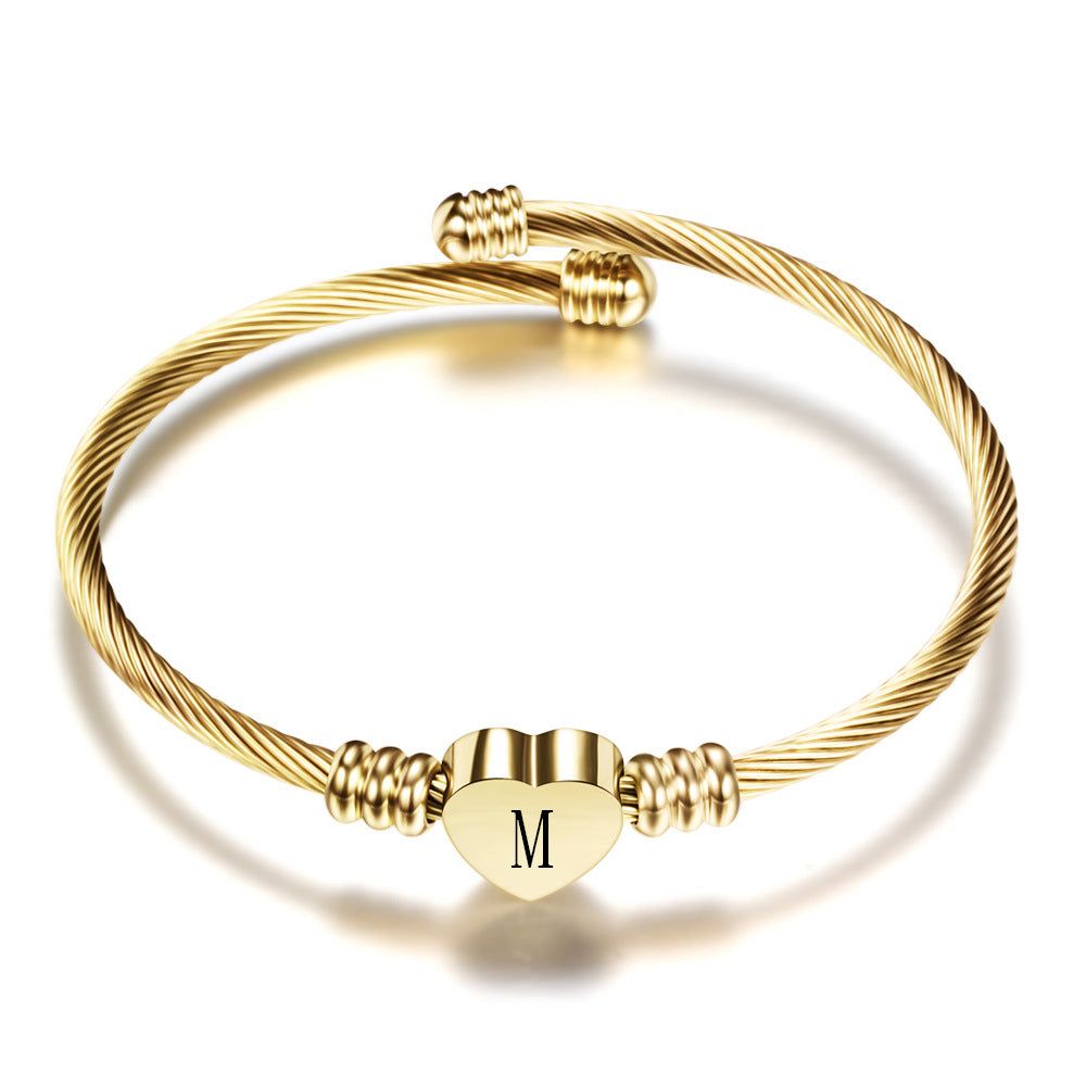 Your letter - Meléche - braselets -  Your Letter Bracelet | Meléche Jewelry