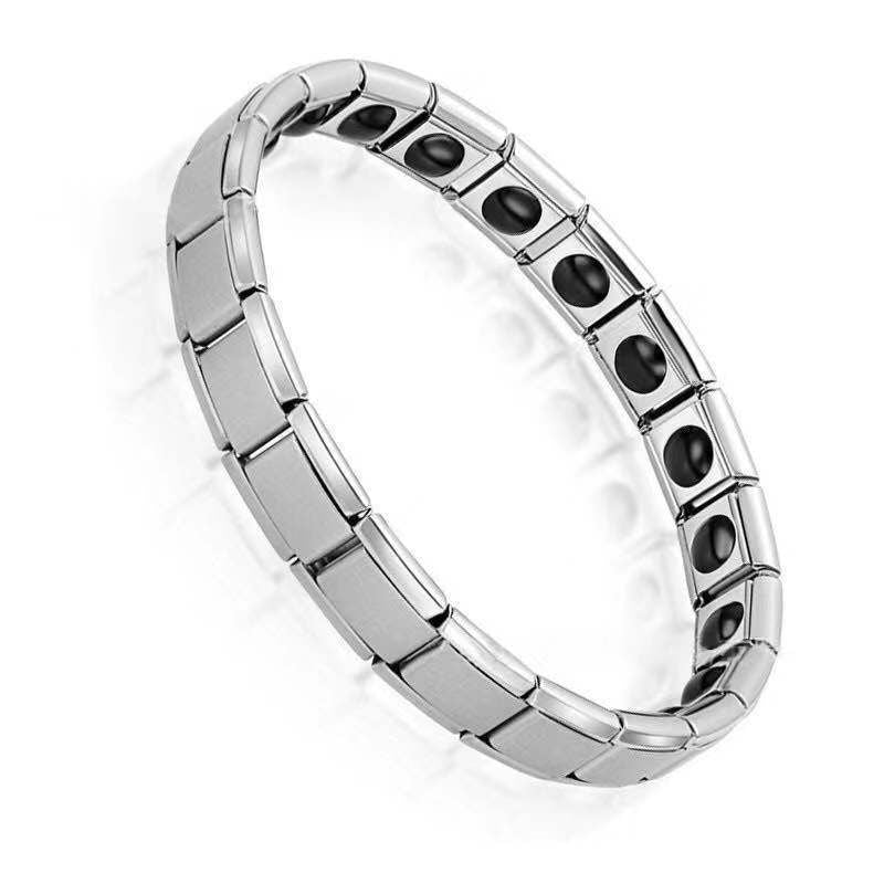 cole - Meléche - braselets -  Cole Titanium steel + magnetic Bracelet Unisex Style - 25 g | Meléche 